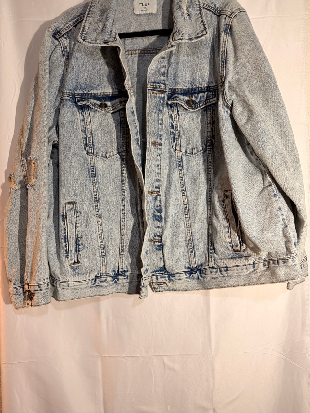 Light Wash Denim Jacket - women